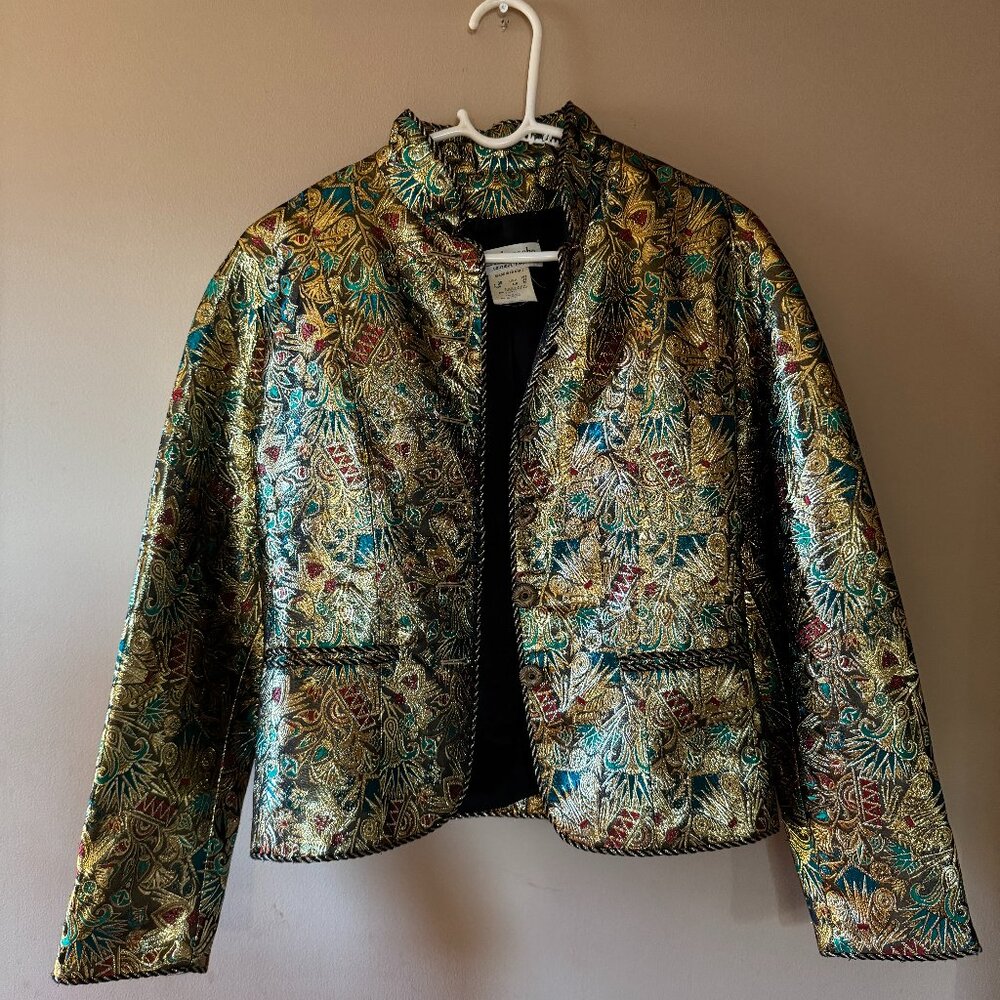 Gold Brocade Vintage Jacket